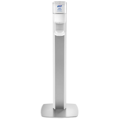 PURELL® Messenger ES8 Silver Panel Floor Stand With Dispenser